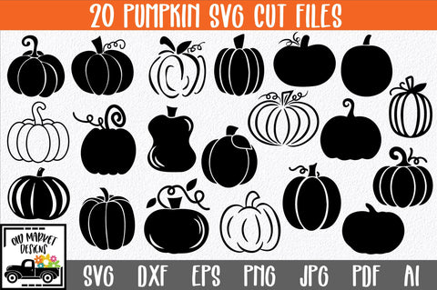 Pumpkins SVG Cut File Bundle SVG Old Market 