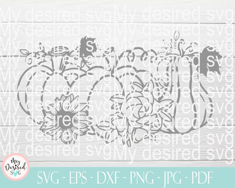 Pumpkins SVG, hello fall, Pumpkins path, Sunflower SVG, happy harvest, Fall Svg Design, fall time, Automn svg, cricut or silhouette SVG MyDesiredSVG 
