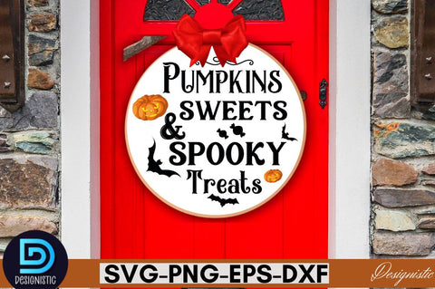 pumpkins sweets & spooky treats SVG SVG DESIGNISTIC 