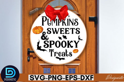 pumpkins sweets & spooky treats SVG SVG DESIGNISTIC 