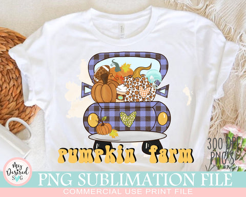 Pumpkins Truck Png, Pumpkin Patch Design, Truck With Pumpkins, Autumn Truck Png,Farm Truck, Pumpkin png, Sublimation Designs Downloads Sublimation MyDesiredSVG 