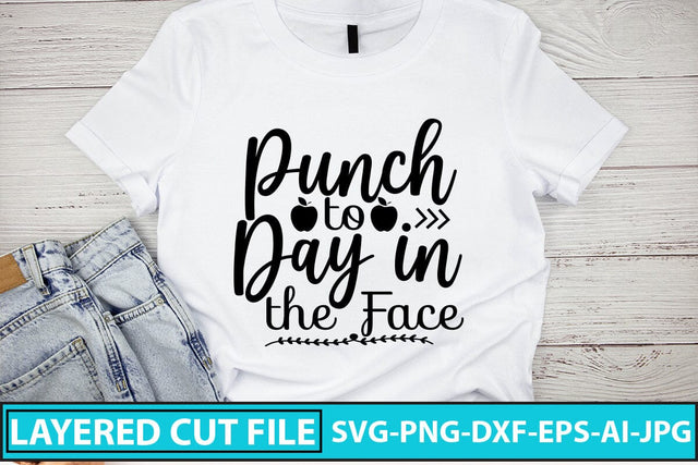 Punch to Day in the Face SVG Cut File SVG Syaman 