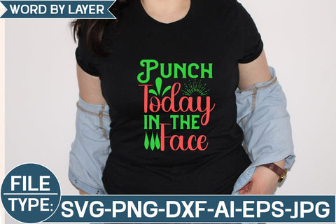 Punch Today in the Face SVG Cut File SVG Studio Innate 