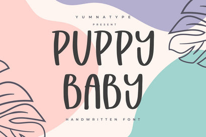 Puppy Baby Font yumnatype 