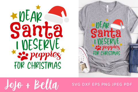 Puppy Christmas SVG, Dog Christmas SVG, Dog lover svg, Dog mama svg, Funny Christmas svg, christmas quote svg, christmas shirt svg, SVG Jojo&Bella 