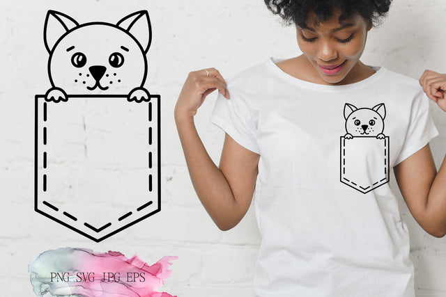 Puppy in the Pocket | Dog Lover T-shirt Design SVG Pfiffen's World 