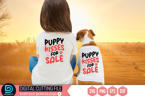 Puppy kisses for sale SVG SVG DESIGNISTIC 