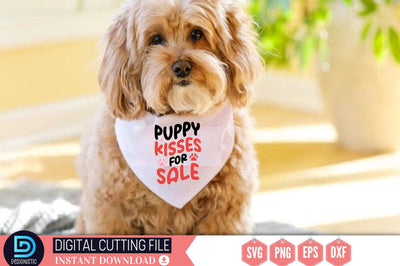 Puppy kisses for sale SVG SVG DESIGNISTIC 