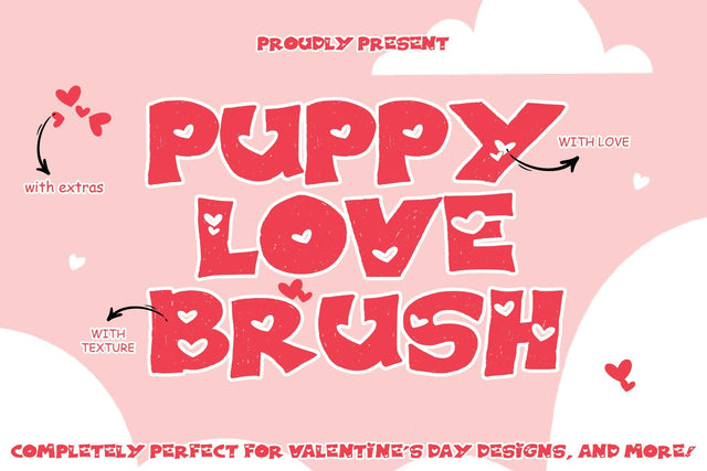 Puppy Love Brush (LIMITED OFFER) Font Letterara