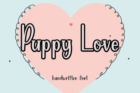 Puppy Love Font Supersemar Letter 