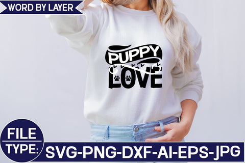 Puppy Love SVG Cut File SVG Studio Innate 