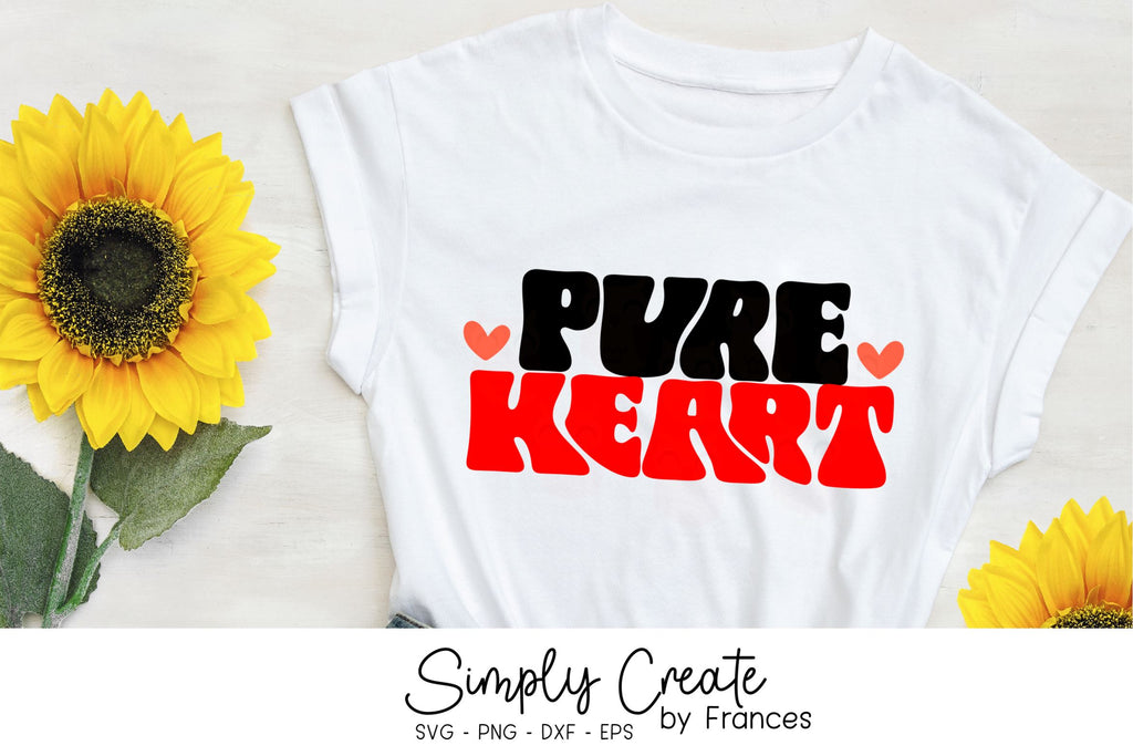 Pure Heart SVG - So Fontsy