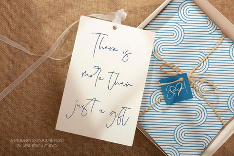 Purify Signature Font Aestherica Studio 