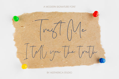 Purify Signature Font Aestherica Studio 