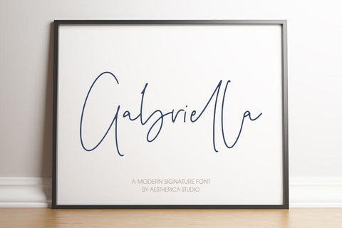 Purify Signature Font Aestherica Studio 