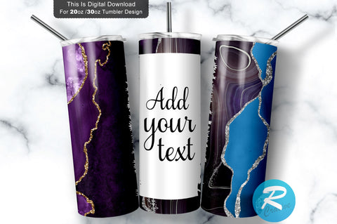 Purple Agate 20 oz / 30 oz Tumbler PNG Sublimation Regulrcrative 