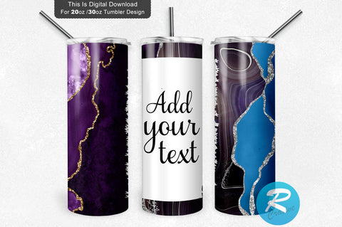 Purple Agate 20 oz / 30 oz Tumbler PNG Sublimation Regulrcrative 
