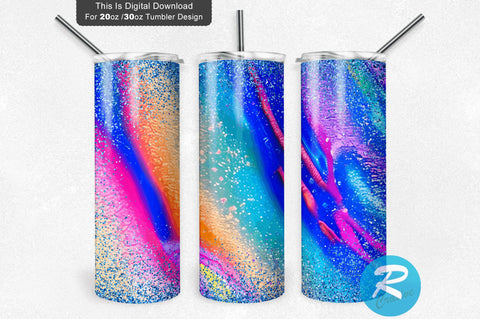 Purple Agate Glitter 20 oz / 30 oz Tumbler PNG Sublimation Regulrcrative 
