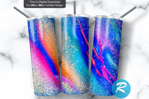 Purple Agate Glitter 20 oz / 30 oz Tumbler PNG Sublimation Regulrcrative 