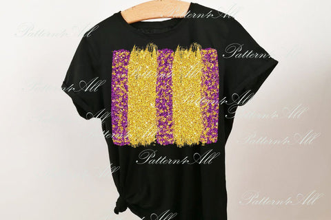 Purple and Gold Glitter Brush Stroke Background, PNG Sublimation, Team Colors, SVG ArtStudio 