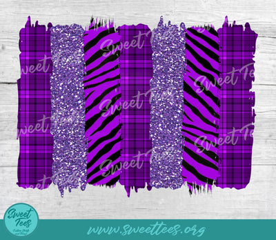 Purple Animal Print Plaid Sublimation PNG Sublimation Sweet Tees 