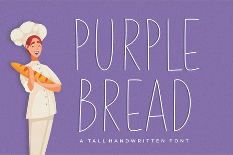 Purple Bread Font Font Balpirick 