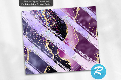 Purple Galaxy 20 oz / 30 oz Tumbler PNG Sublimation Regulrcrative 