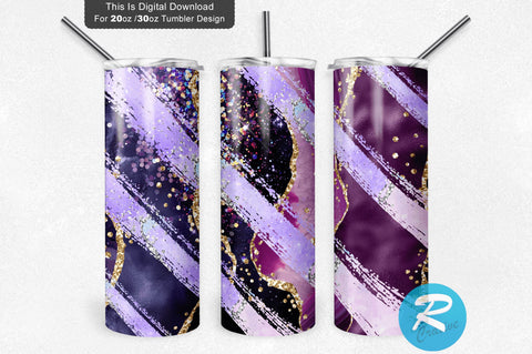 Purple Galaxy 20 oz / 30 oz Tumbler PNG Sublimation Regulrcrative 