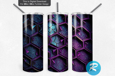 Purple Glitter 20 oz / 30 oz Tumbler PNG Sublimation Regulrcrative 