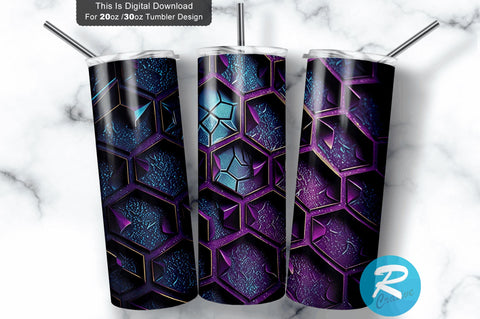 Purple Glitter 20 oz / 30 oz Tumbler PNG Sublimation Regulrcrative 