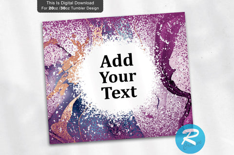 Purple glitter 20 oz / 30 oz Tumbler PNG Sublimation Regulrcrative 