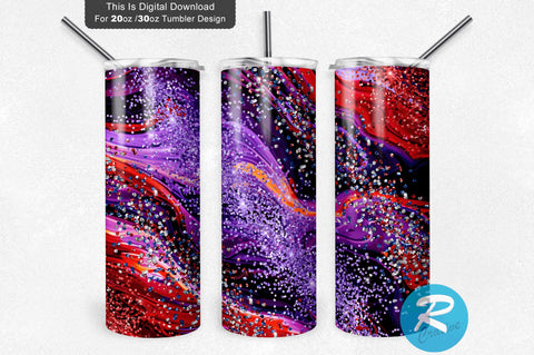 Purple glitter 20 oz / 30 oz Tumbler PNG Sublimation Regulrcrative 