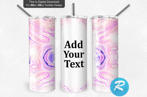 Purple glitter-ad your text 20 oz / 30 oz Tumbler PNG Sublimation Regulrcrative 