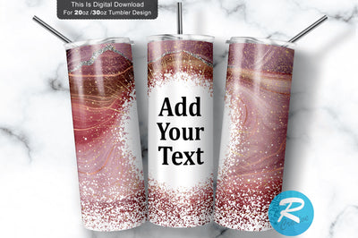 Purple glitter agate 20 oz / 30 oz Tumbler PNG Sublimation Regulrcrative 