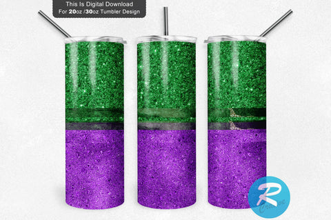 Purple Green 20 oz / 30 oz Tumbler PNG Sublimation Regulrcrative 