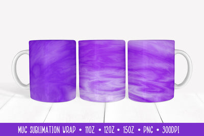 Purple Marble Mug Sublimation Design. Mug Full Wrap Sublimation LaBelezoka 