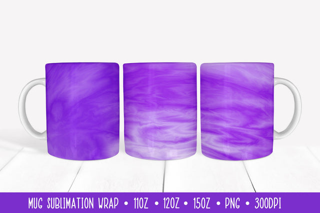 Purple Marble Mug Sublimation Design. Mug Full Wrap Sublimation LaBelezoka 