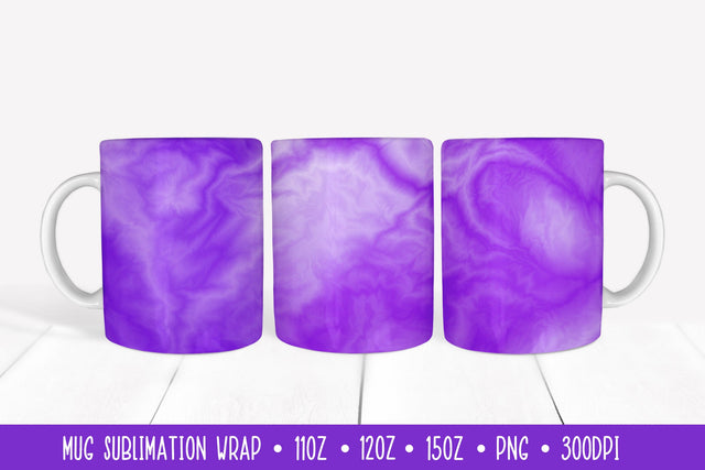 Purple Marble Mug Wrap Sublimation. Abstract Mug Design Sublimation LaBelezoka 