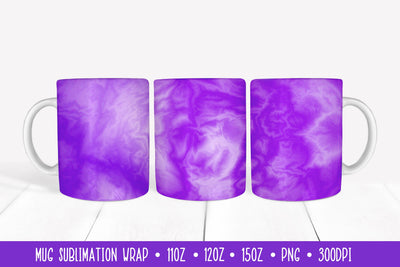 Purple Marble Mug Wrap Sublimation. Abstract Mug Design Sublimation LaBelezoka 