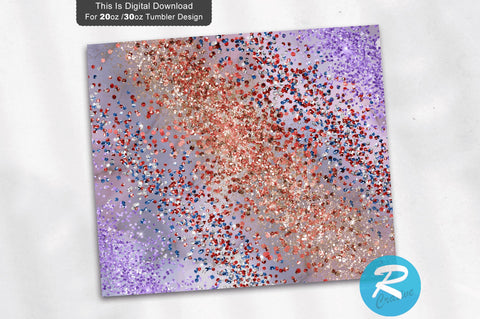 Purple milky way Glitter 20 oz / 30 oz Tumbler PNG Sublimation Regulrcrative 