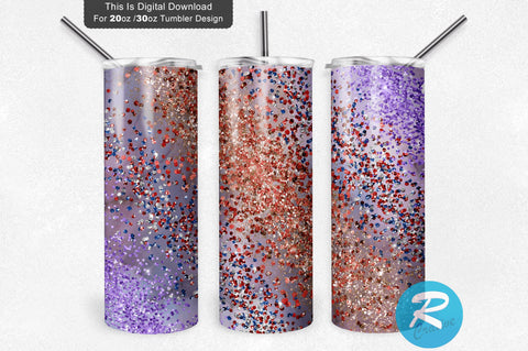 Purple milky way Glitter 20 oz / 30 oz Tumbler PNG Sublimation Regulrcrative 