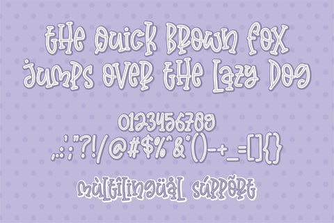 Purple Rain Font Orenari 