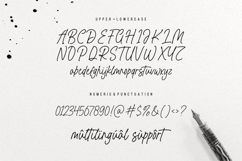 Pushbacks Handwritten Font Font Letterative 