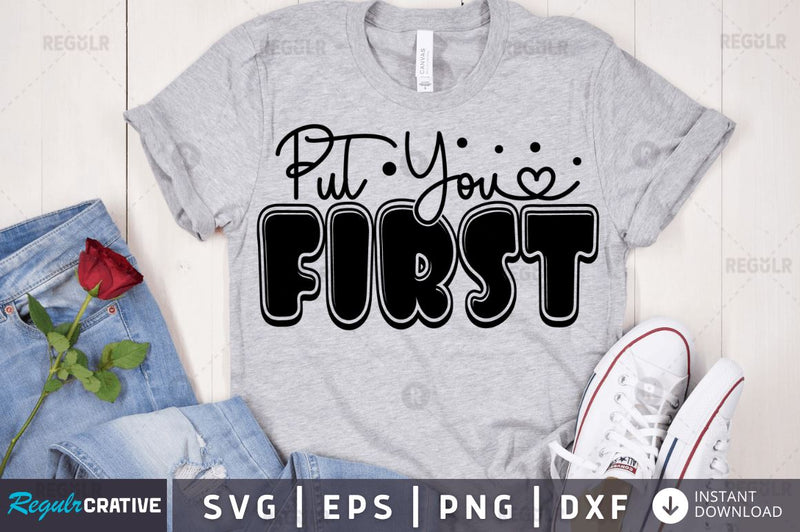 Put you first SVG SVG Regulrcrative 