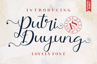 Putri Duyung Font Letterena Studios 