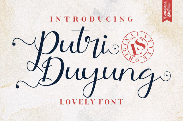 Putri Duyung Font Letterena Studios 
