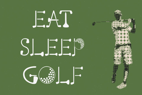 Putting Green- A quirky font for golfers Font Lakeside Cottage Arts 
