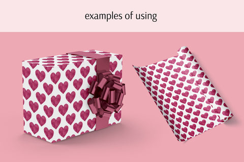 Puzzle Hearts Pattern | Digital Paper Digital Pattern AnnaViolet_store 