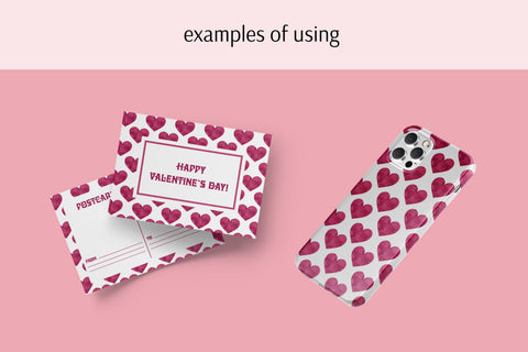 Puzzle Hearts Pattern | Digital Paper Digital Pattern AnnaViolet_store 