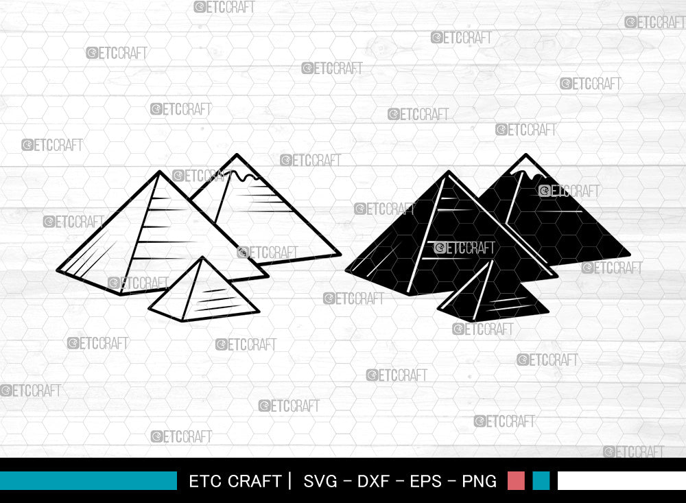 Pyramid SVG, Egypt svg, Egyptian Svg, Landmark Svg, Pyramid Svg - So Fontsy